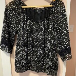 Dotted Swiss Blouse